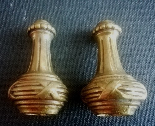 Ancienne paire embouts glands - embouts,